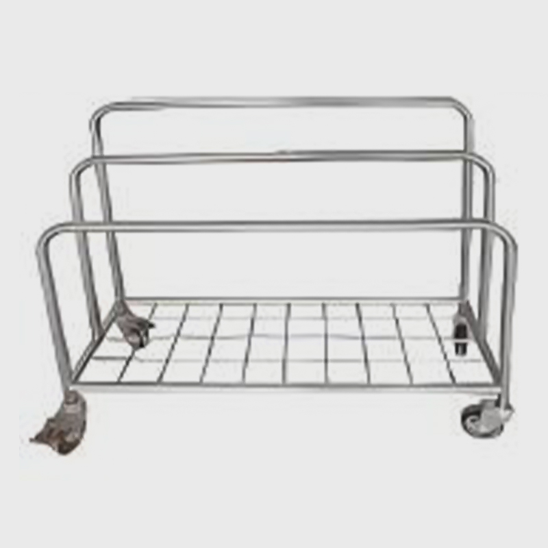 Papirdispenservogn i rustfrit stål