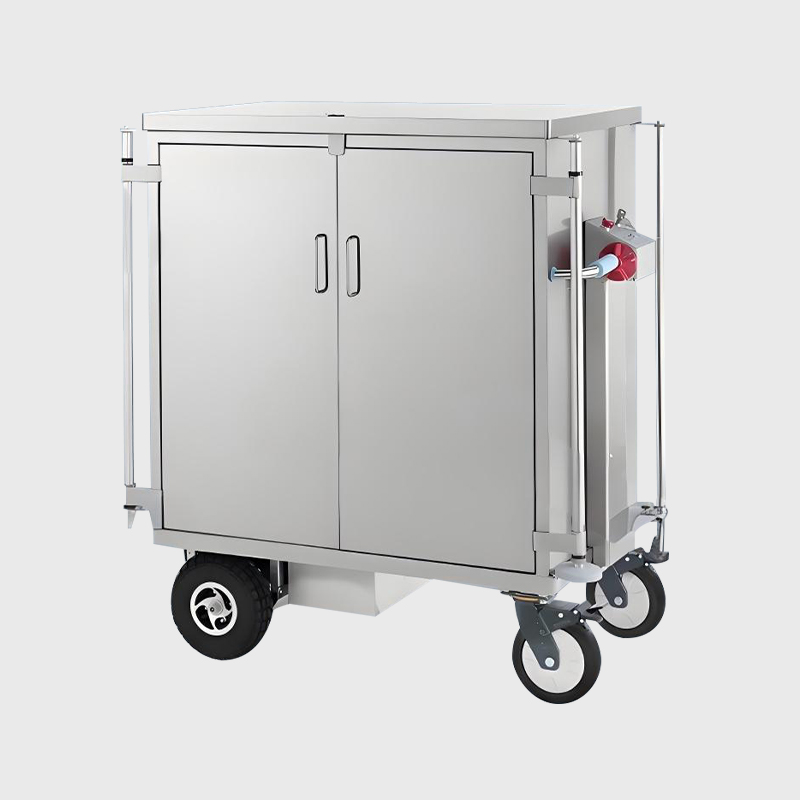 Hospital CSSD Medical Instrument Lukket Transfer Trolley